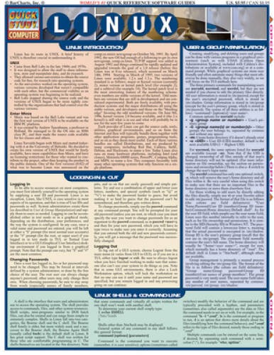 Linux - (quickstudy:,